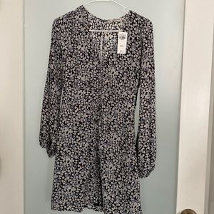 It’s a long sleeve chiffon dress great for any occasion